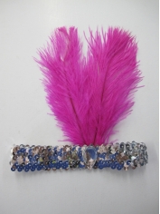 20's Pink Headpiece - Costume Accessories